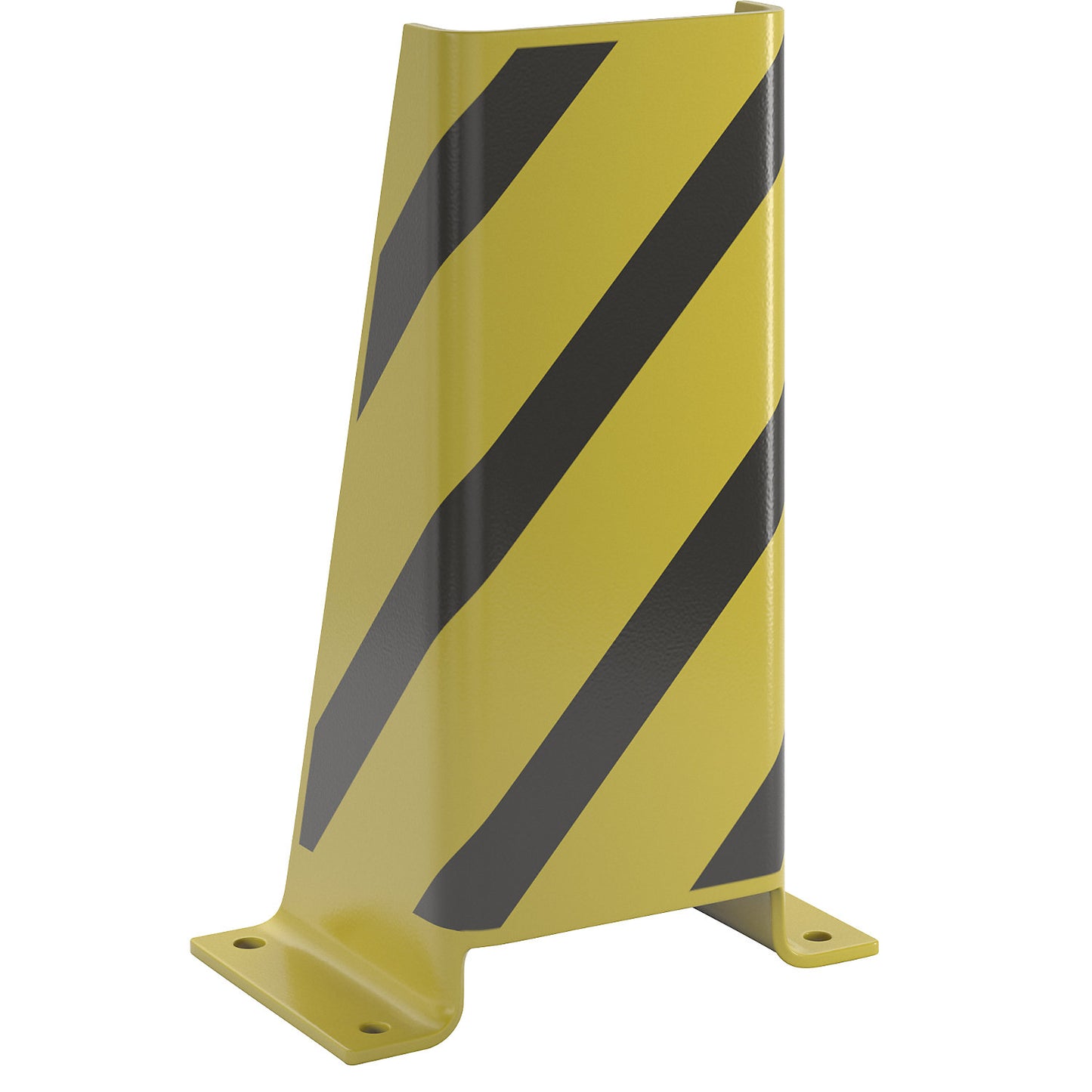 Impact protection, steel, U-shaped, wall thickness 5 mm, height 400 mm, internal width 155 mm.