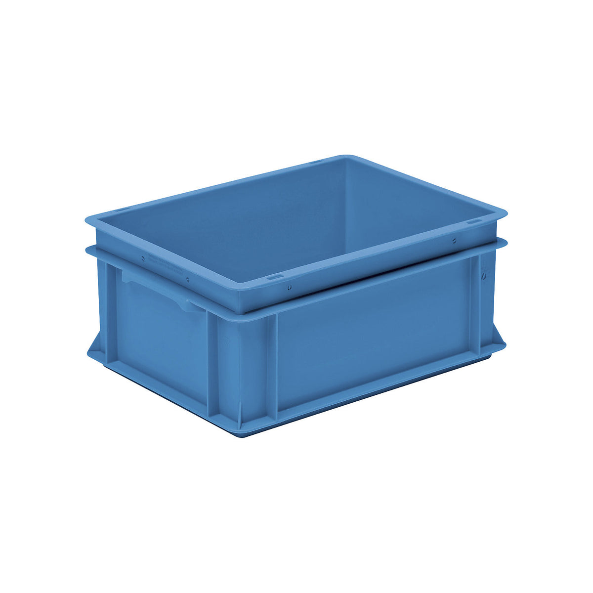 Euro box pallet, LxWxH 400 x 300 x 170 mm, blue, pack of 6.