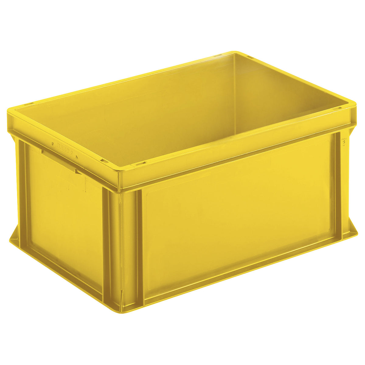 Euro box pallet, LxWxH 600 x 400 x 325 mm, yellow, pack of 2.