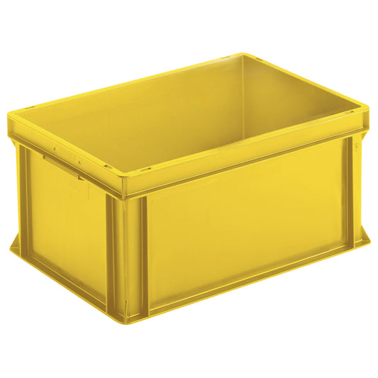 Euro box pallet, LxWxH 600 x 400 x 325 mm, yellow, pack of 2.
