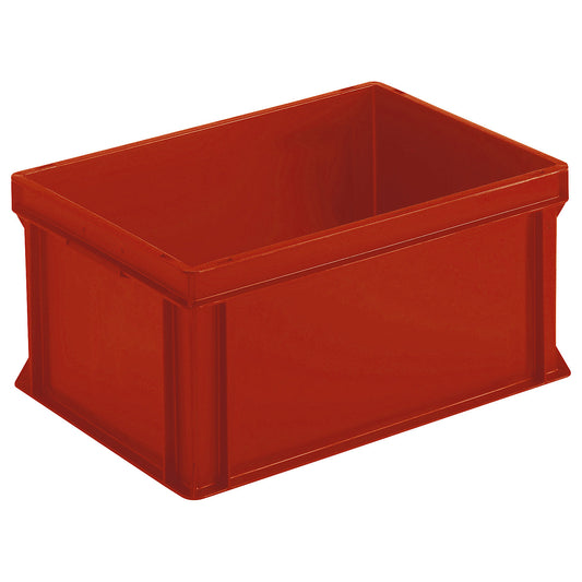 Euro box pallet, LxWxH 600 x 400 x 325 mm, red, pack of 2.