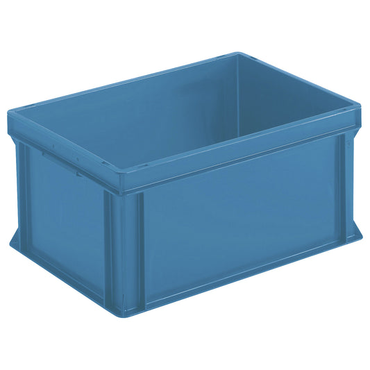 Euro box pallet, LxWxH 600 x 400 x 325 mm, blue, pack of 2.