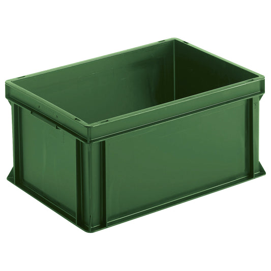 Euro box pallet, LxWxH 600 x 400 x 325 mm, green, pack of 2.