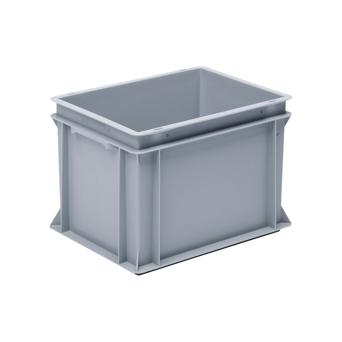 Euro box pallet, LxWxH 400 x 300 x 270 mm, grey, pack of 4.