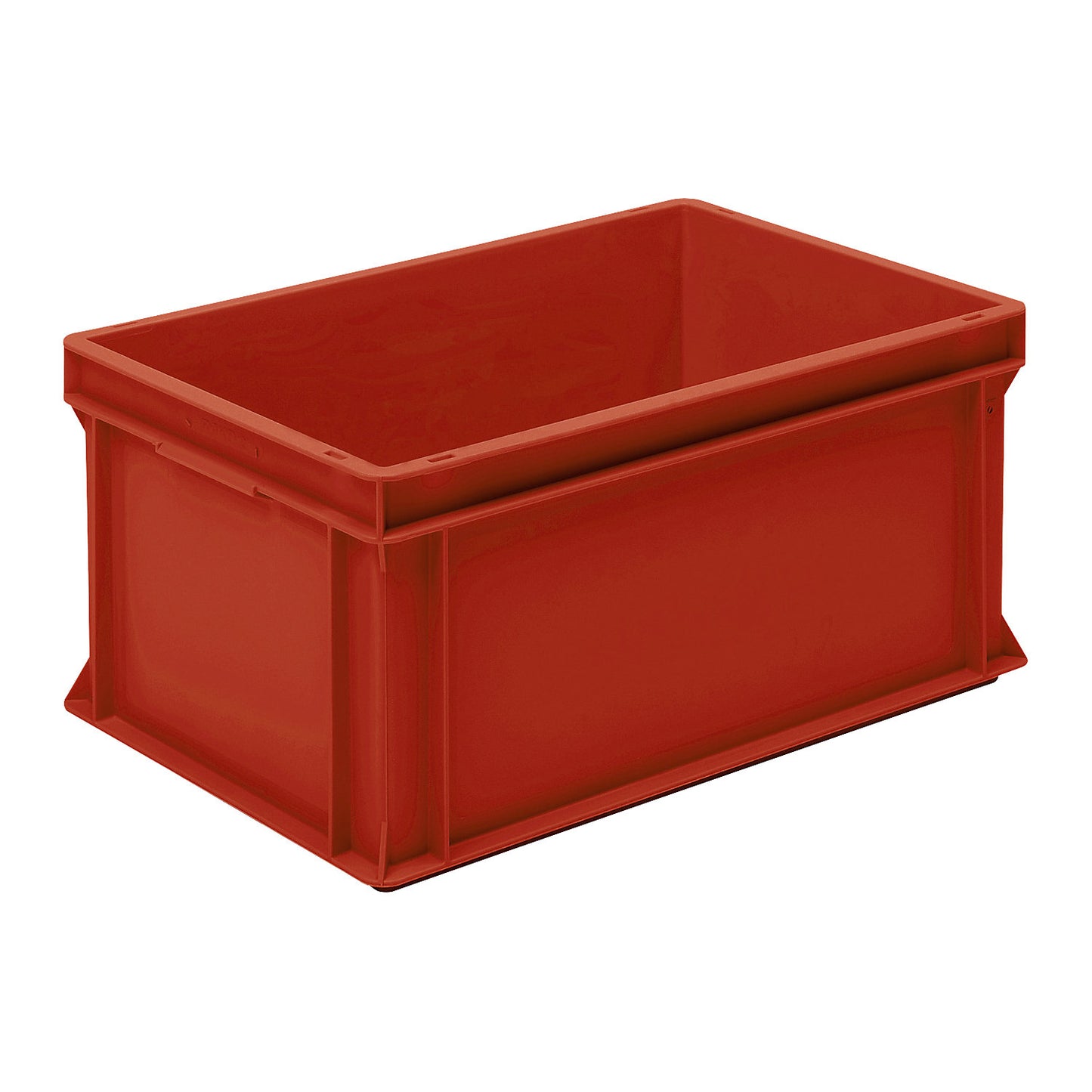 Euro box pallet, LxWxH 600 x 400 x 270 mm, red, pack of 2.
