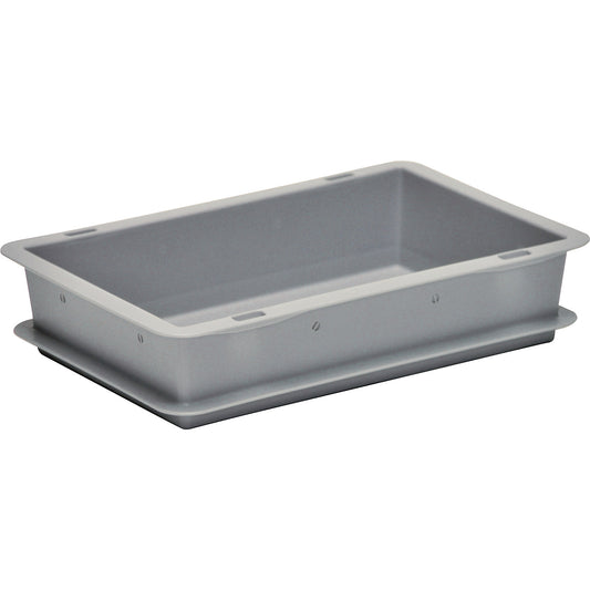 Euro box pallet, LxWxH 300 x 200 x 65 mm, grey, pack of 10.