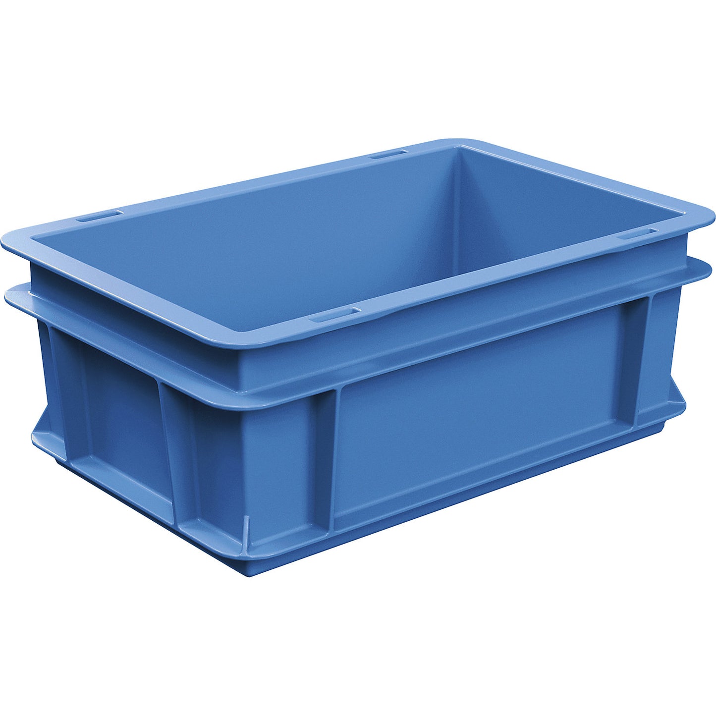 Euro box pallet, LxWxH 300 x 200 x 120 mm, blue, pack of 10.