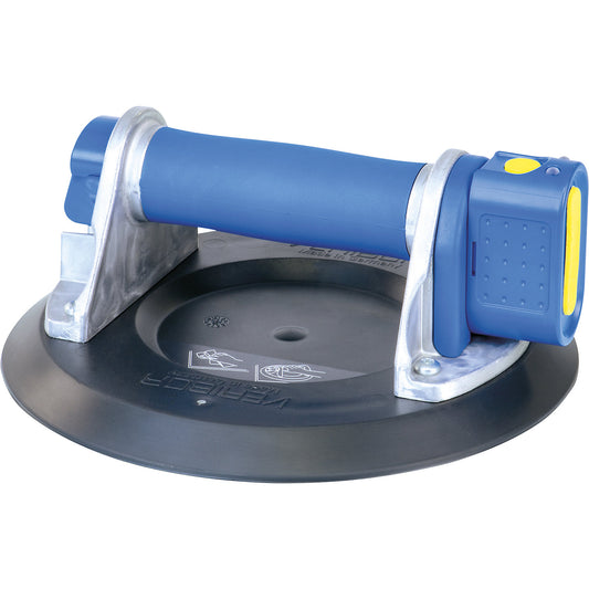 VERIBOR® cordless suction lifter, max. load 120 kg, aluminium.