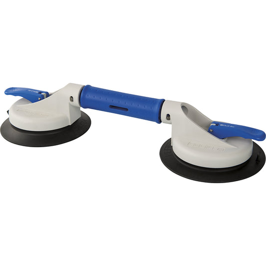 VERIBOR® 2-head articulated suction lifter, max. load 45 kg, disc Ø 150 mm.