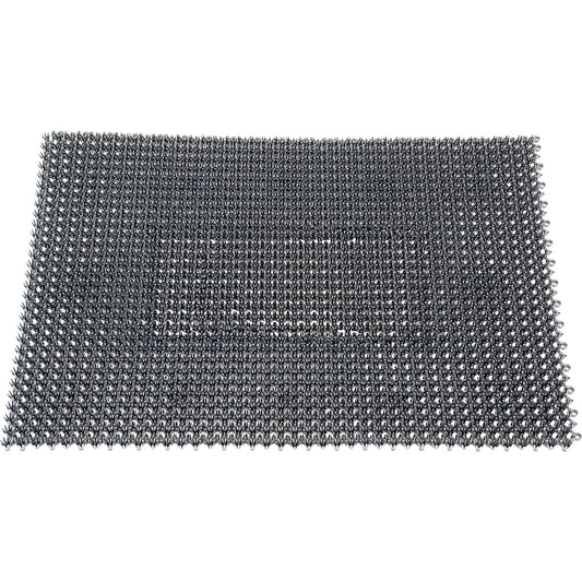 Entrance matting EAZYCARE TURF, durable, LxW 570 x 860 mm, light grey.