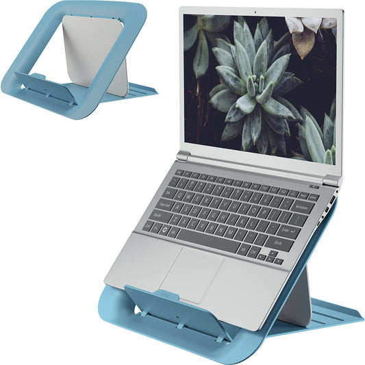 Laptop stand Leitz Ergo, height 162 - 176 mm, blue.