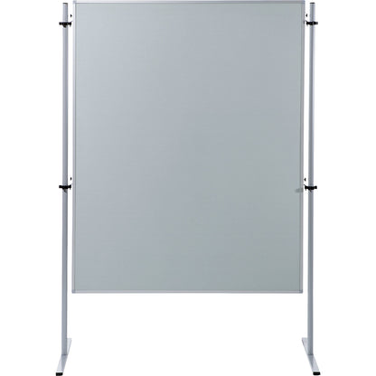 Functional partitions, fabric cover, HxW 1500 x 1200 mm, light grey, pack of 2.
