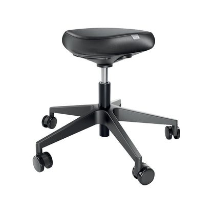 Ergonomic stool, seat height 460 - 590 mm, grey.