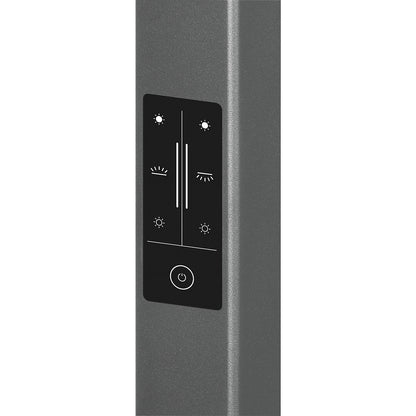 Sapphire Plus LED floor lamp, dimmable, anthracite.