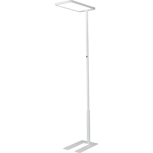 Capella LED floor lamp, dimmable, white.