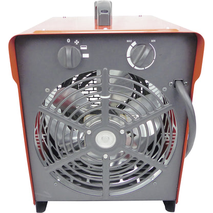 Fan heater, 9000 W, 9 kW, IP24, LxWxH 300 x 430 x 390 mm.
