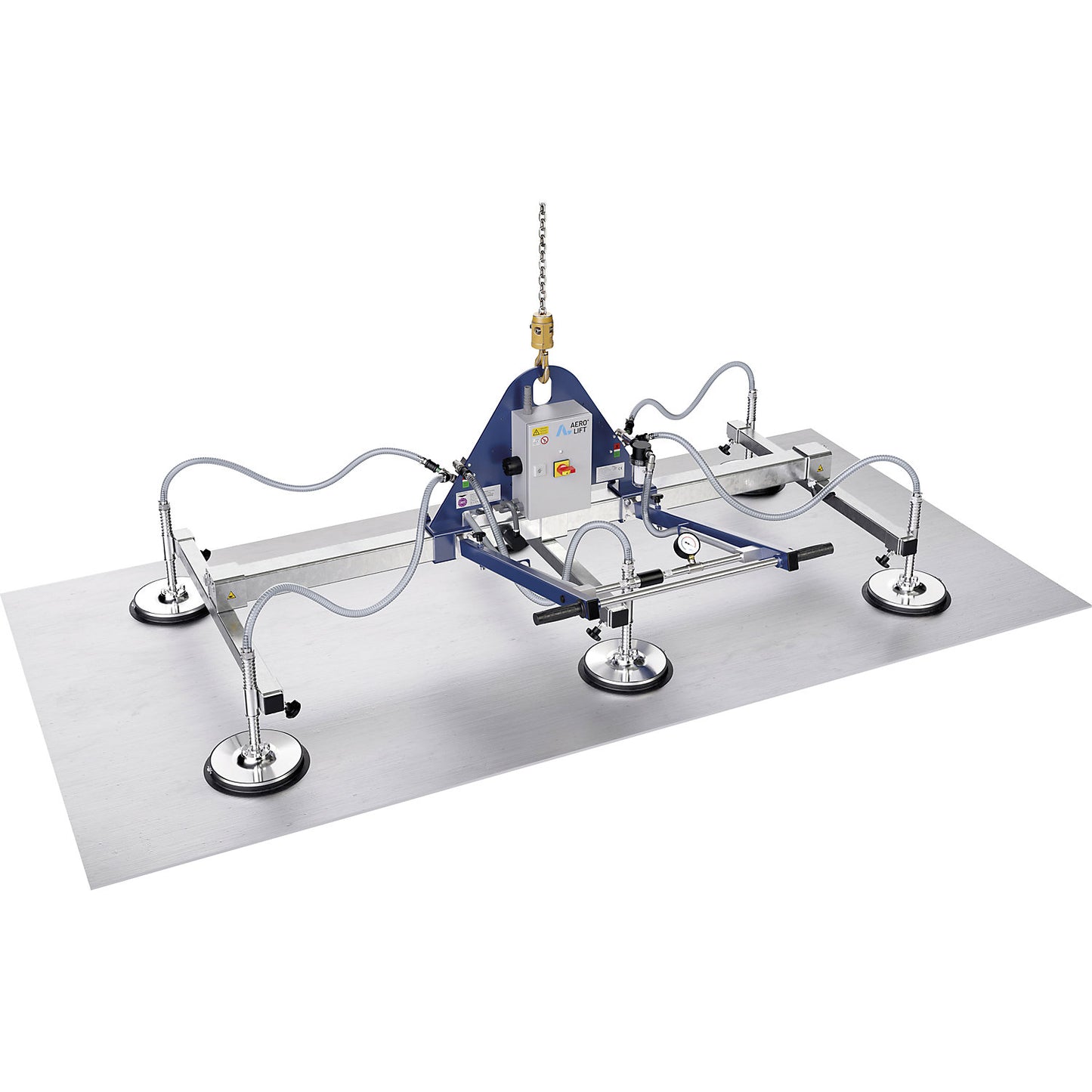 AERO-BASIC vacuum lifter, max. load 600 kg, disc Ø 270 mm, 4 discs.