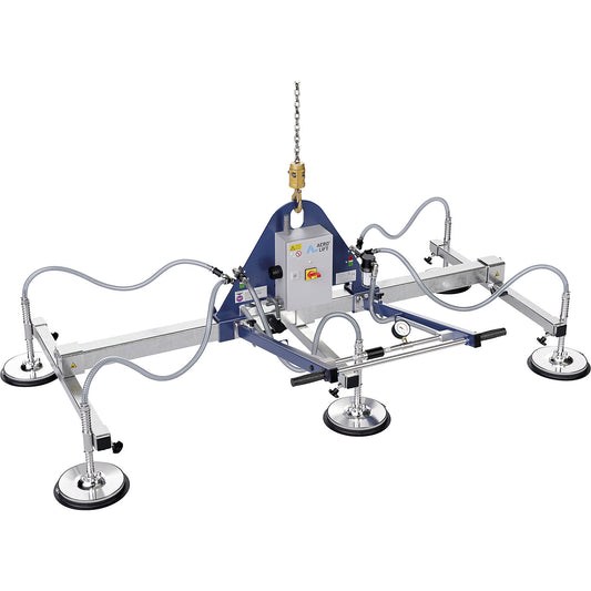 AERO-BASIC vacuum lifter, max. load 150 kg, disc Ø 120 mm, 6 discs.