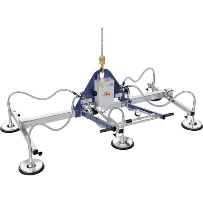 AERO-BASIC vacuum lifter, max. load 150 kg, disc Ø 170 mm, 4 discs.