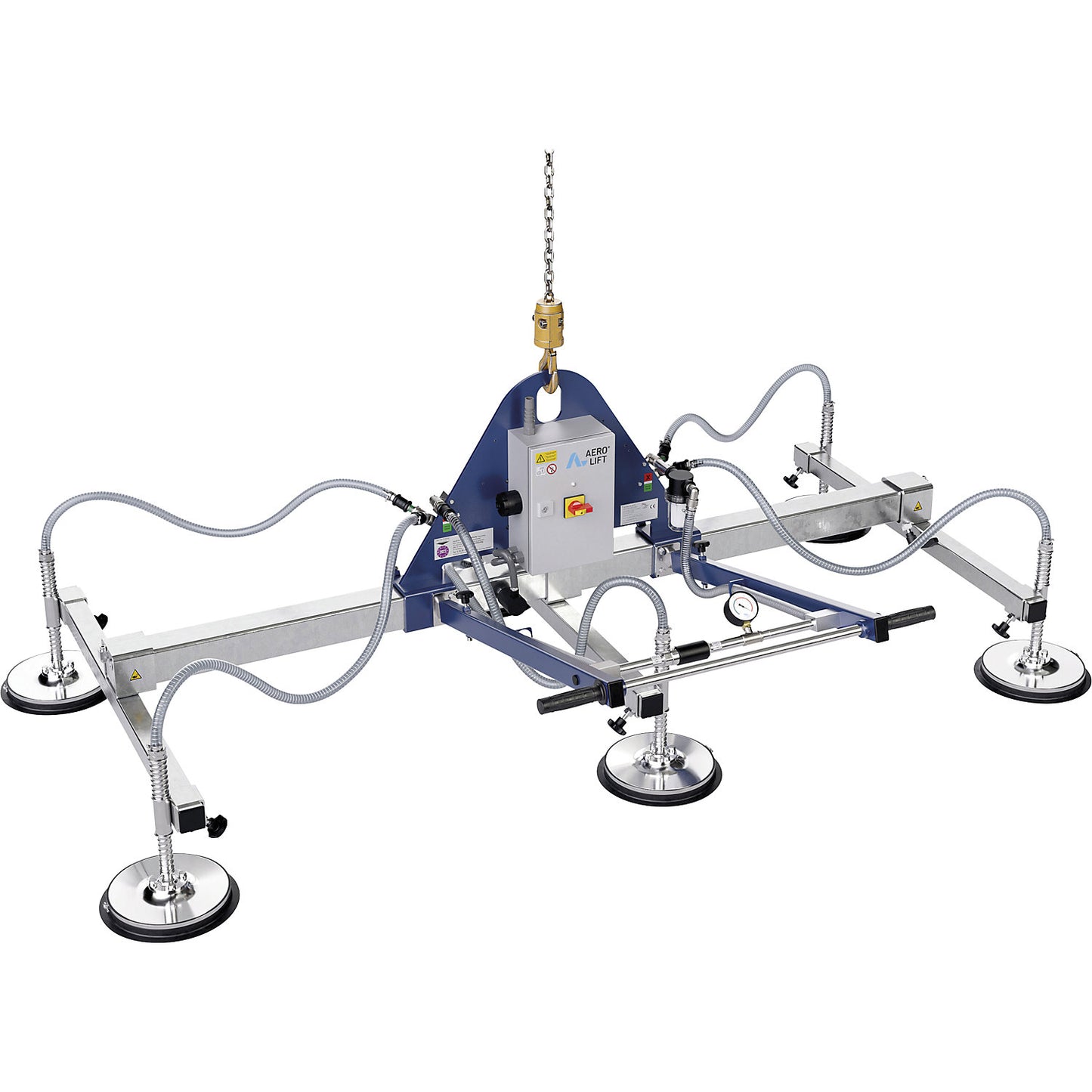 AERO-BASIC vacuum lifter, max. load 1000 kg, disc Ø 270 mm, 8 discs.