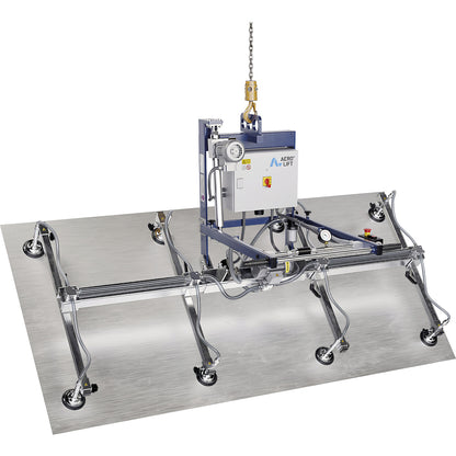 AERO-90° vacuum lifter, max. load 250 kg, disc Ø 170 mm, 8 discs.