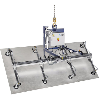 AERO-90° vacuum lifter, max. load 500 kg, disc Ø 350 mm, 4 discs.