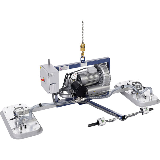 AERO-PORO vacuum lifter, swivelling, load capacity 300 kg, 2 discs.