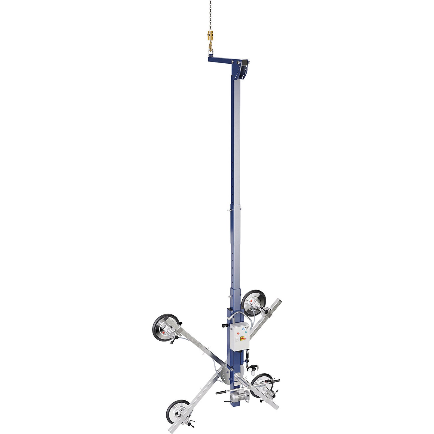AERO-VARIOWIN vacuum lifter, swivelling, load capacity 250 kg, 4 discs.