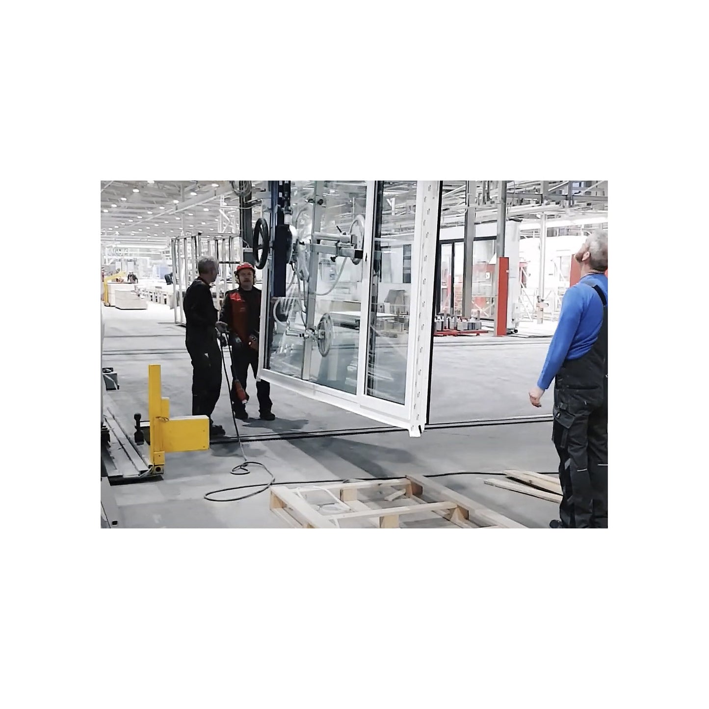 AERO-VARIOWIN vacuum lifter, swivelling, load capacity 250 kg, 4 discs.