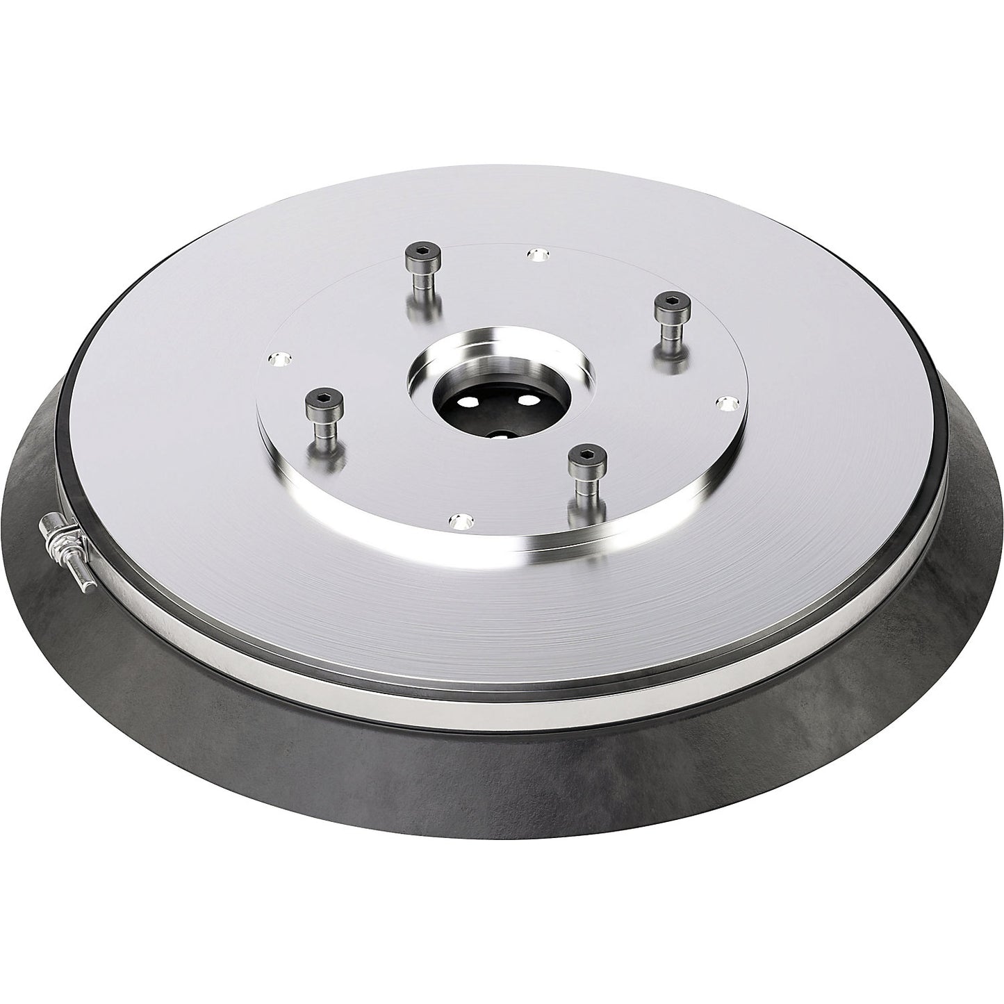 Suction base, for drums, 1 suction plate, WxD 270 x 270 mm.