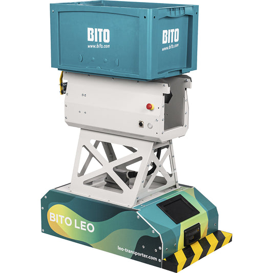 Driverless transport system LEO, Locative, carrying capacity 35 kg.