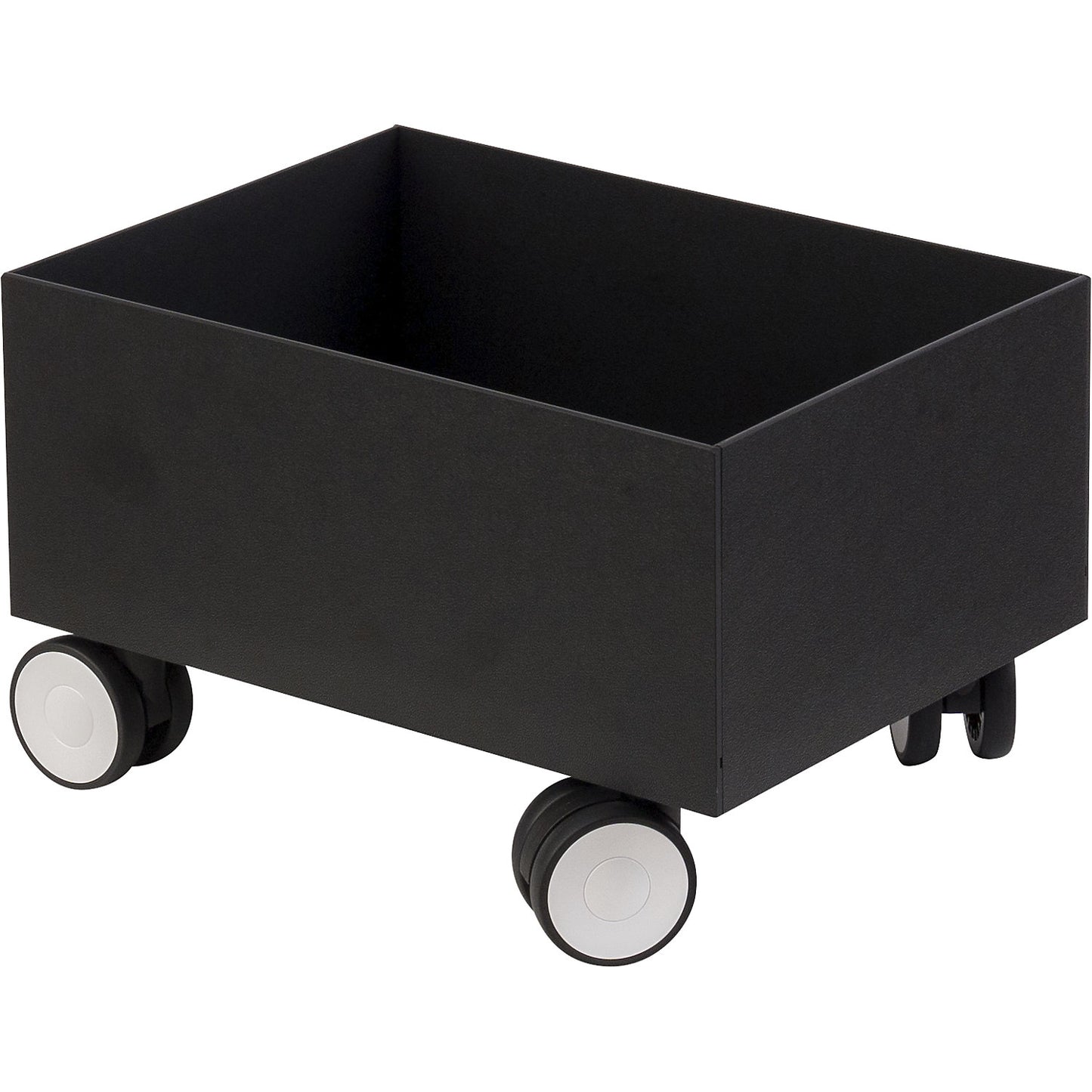Trolley for recycling bins, for 1 container, black.