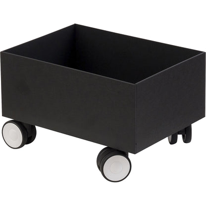 Trolley for recycling bins, for 1 container, black.