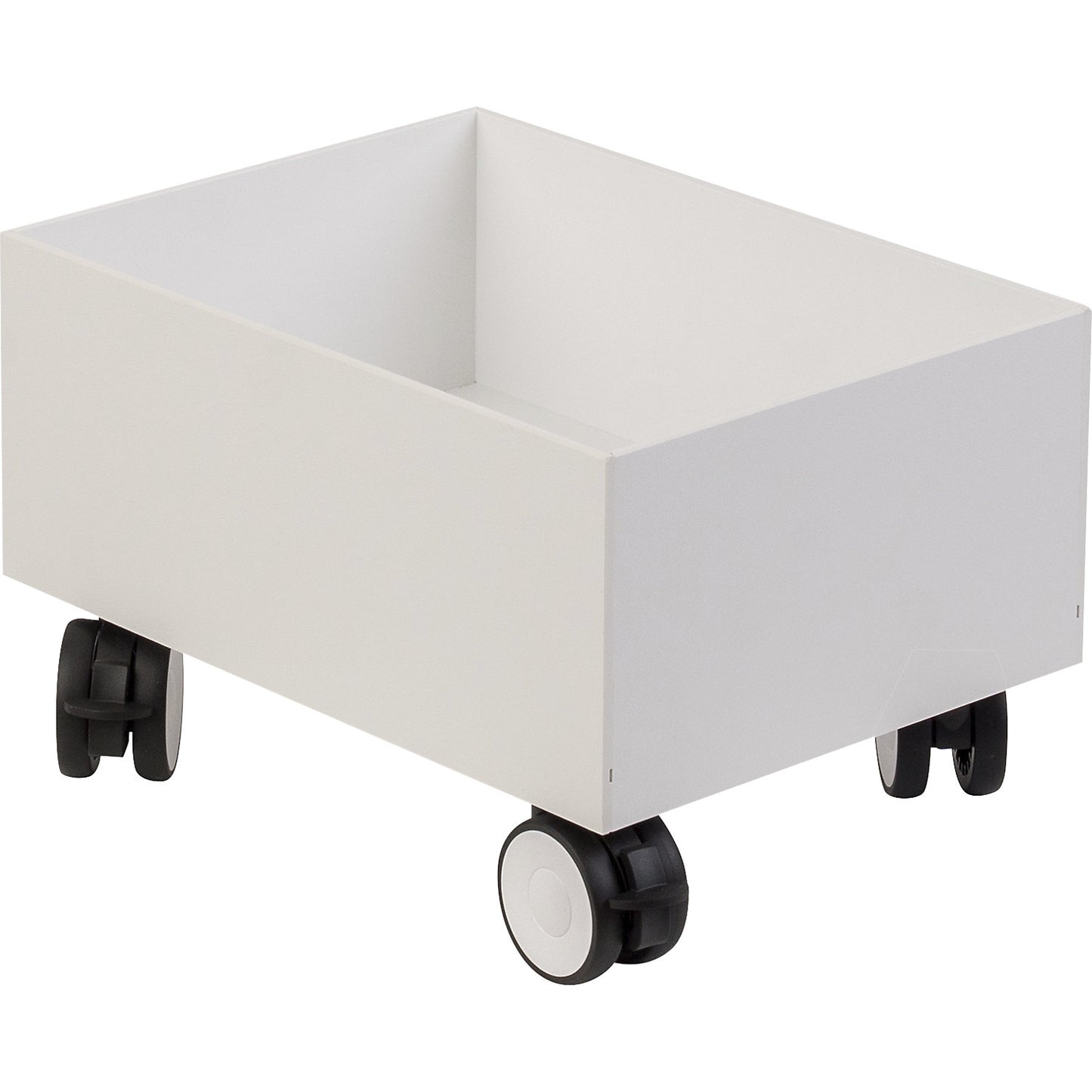 Trolley for recycling bins, for 1 container, white.