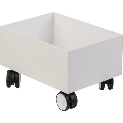 Trolley for recycling bins, for 1 container, white.