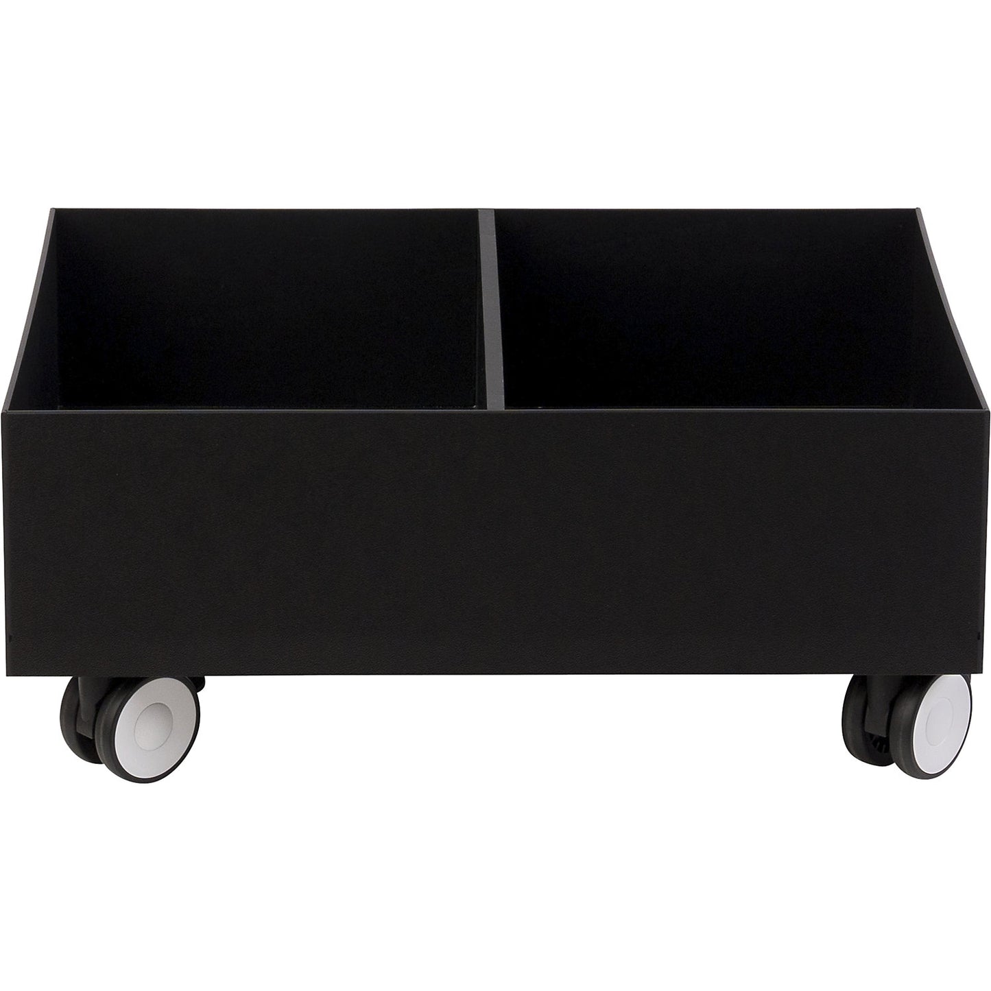 Trolley for recycling bins, for 2 containers, black.