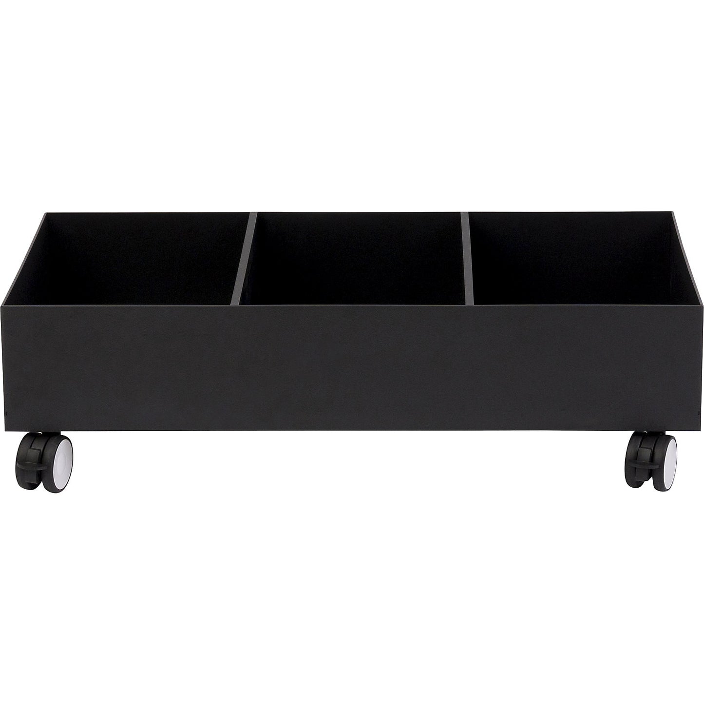 Trolley for recycling bins, for 3 containers, black.
