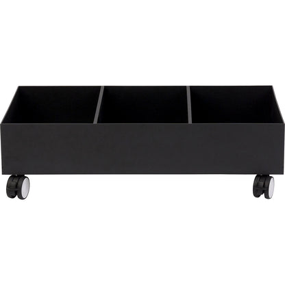 Trolley for recycling bins, for 3 containers, black.