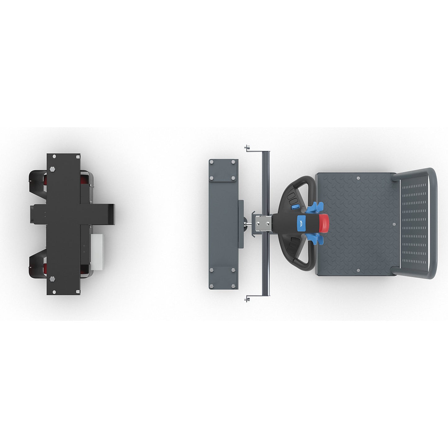 Operator platform with NEO e-module, for box trolley, width 700 mm.