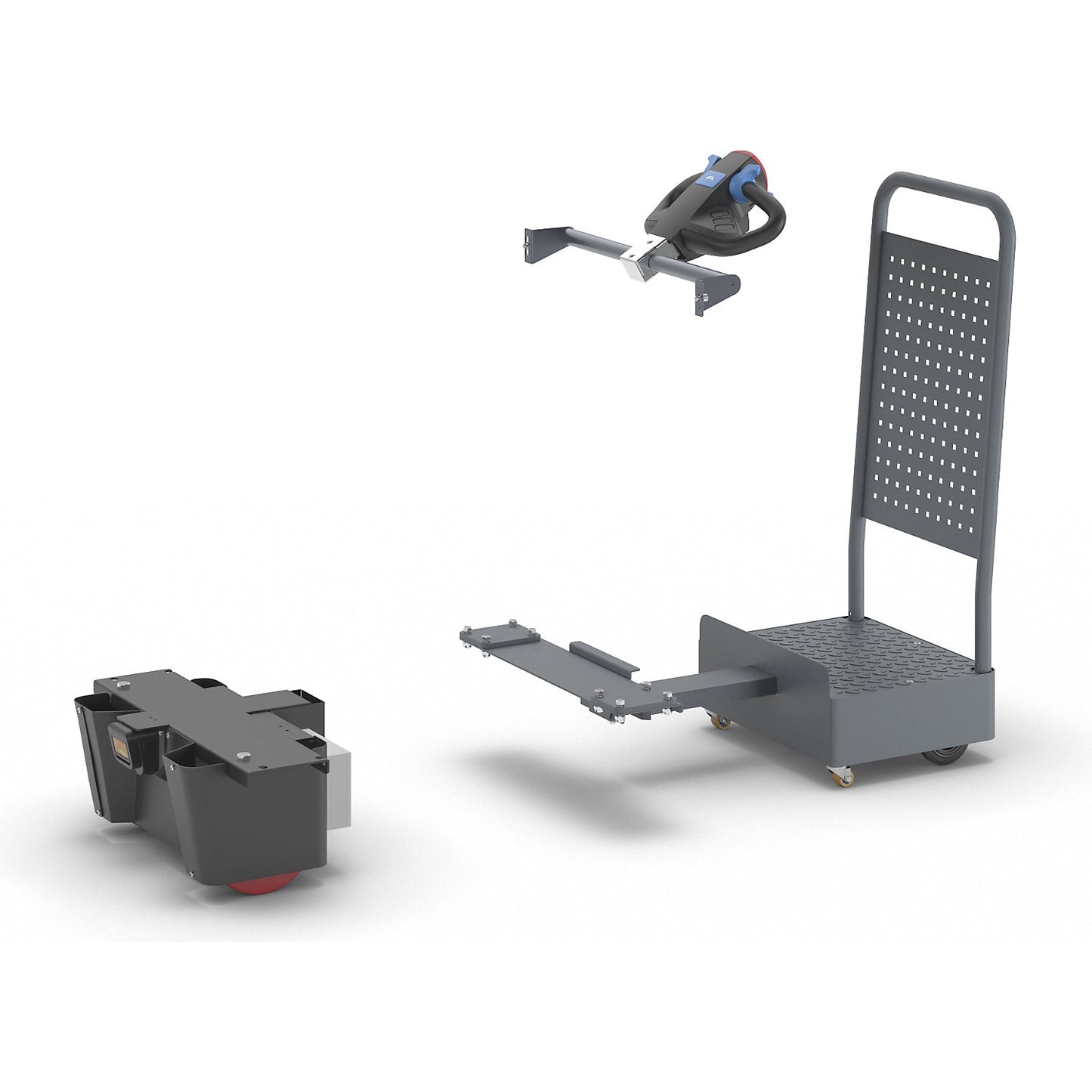 Operator platform with NEO e-module, for box trolley, width 700 mm.
