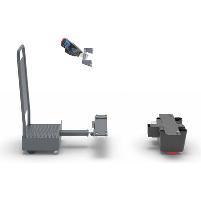 Operator platform with NEO e-module, for box trolley, width 800 mm.