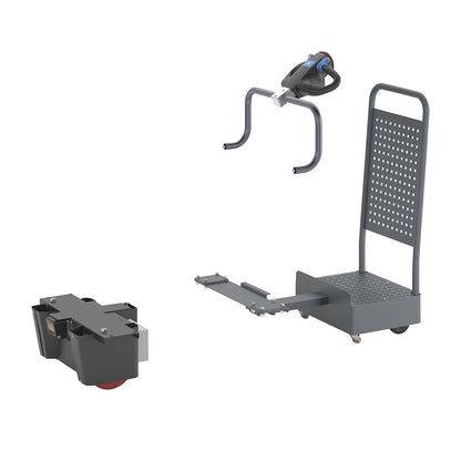 Operator platform with NEO e-module, for CustomLine assembly trolley, width 700 mm.