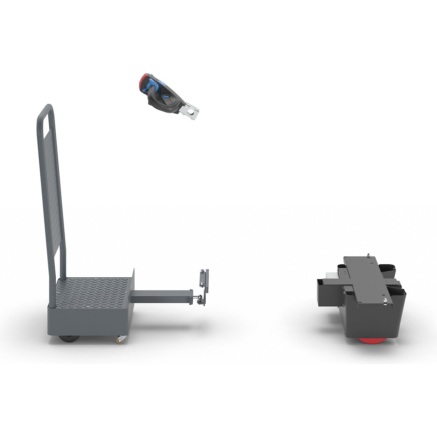 Operator platform with NEO e-module, for platform trucks, width 800 mm.