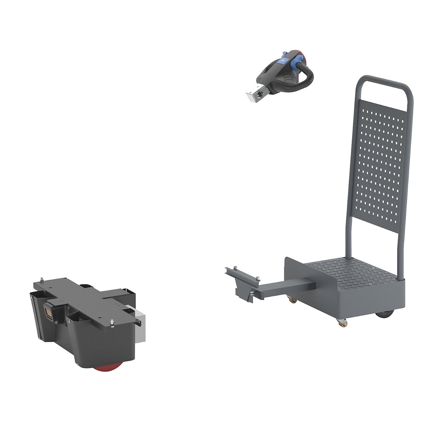Operator platform with NEO e-module, for platform trucks, width 800 mm.