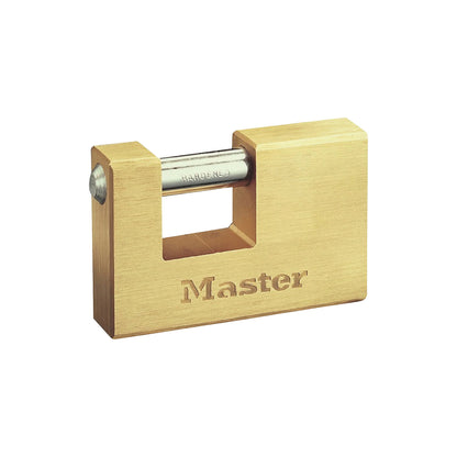 Padlock made of brass, pack of 4, gold.