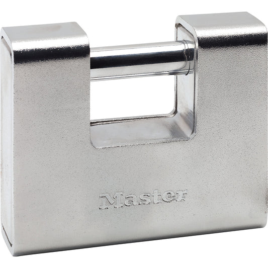 Padlock, pack of 4, silver.