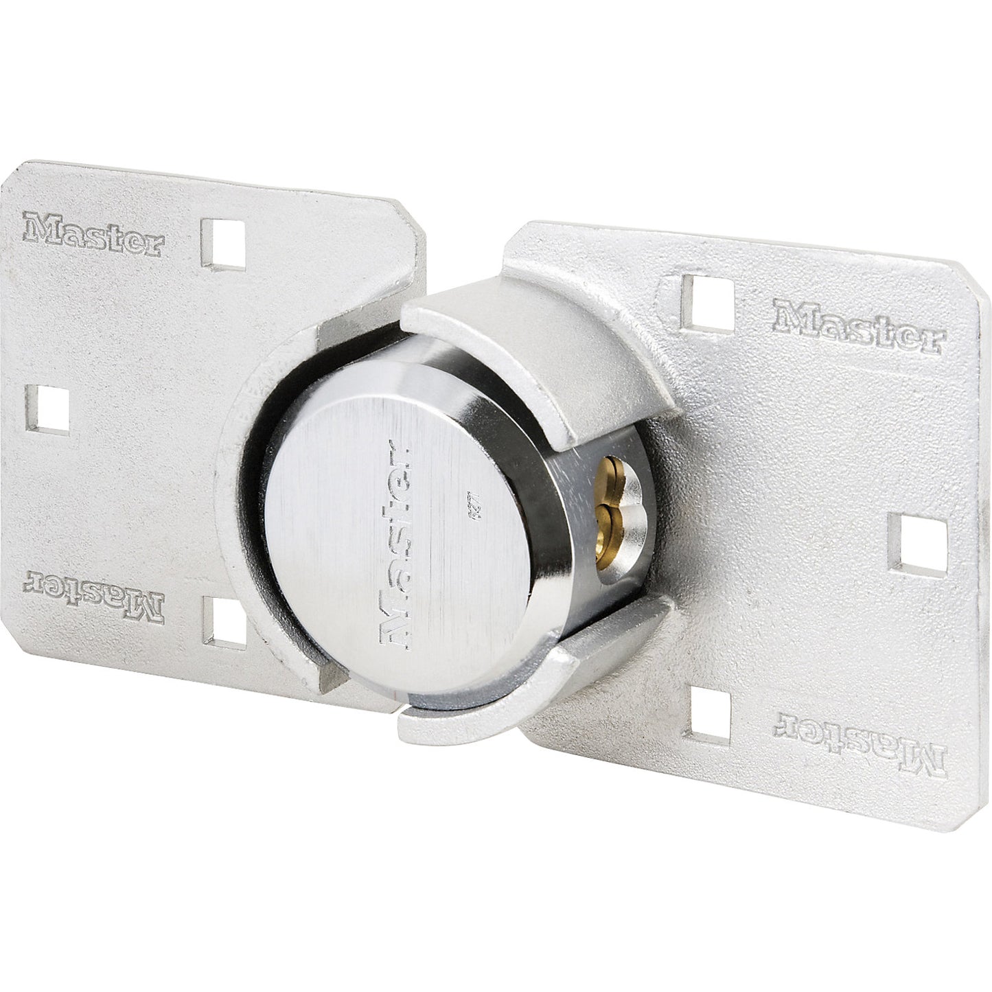 Heavy-duty bar lock, pack of 4, with padlock.