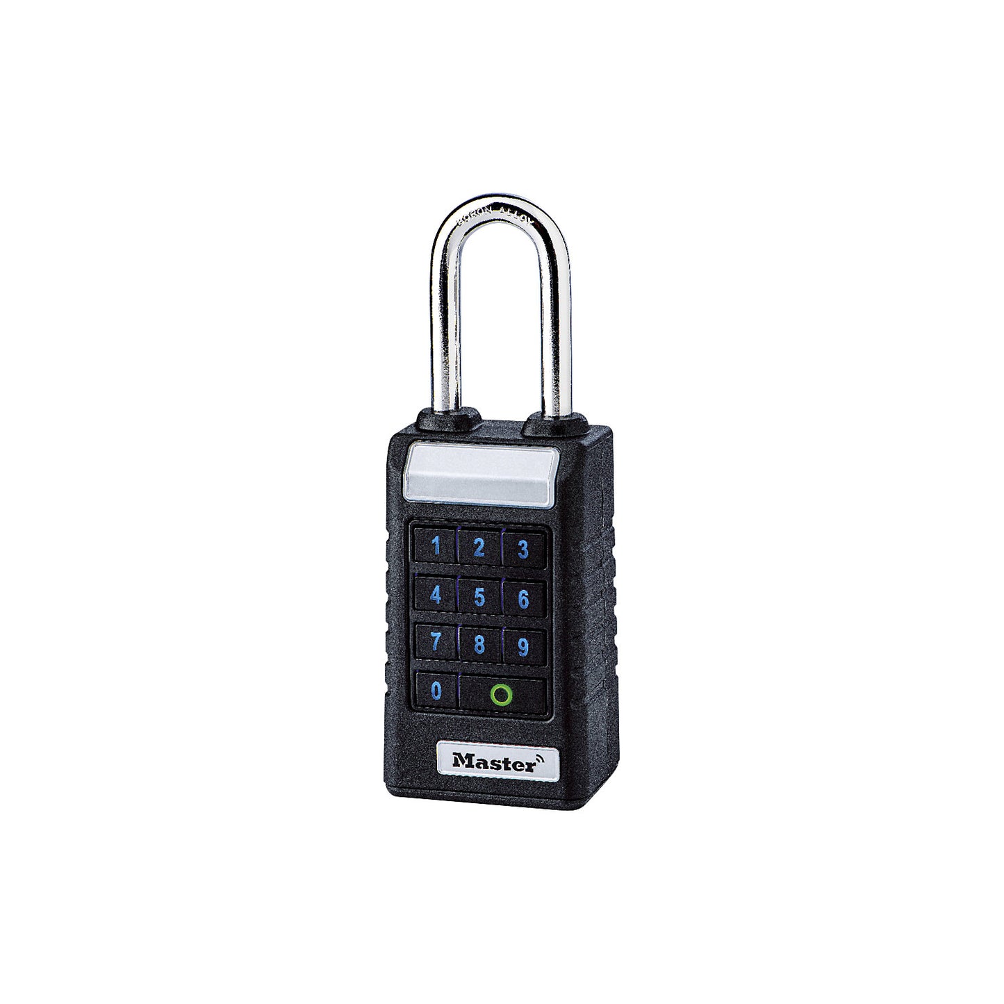 Padlock with Bluetooth®, with extended handle, black.