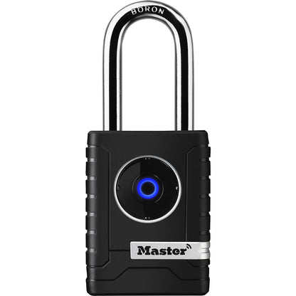Padlock with Bluetooth®, military encryption, black.