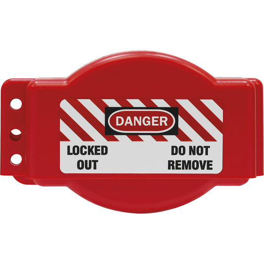 V165 handwheel lock, pack of 3, red.